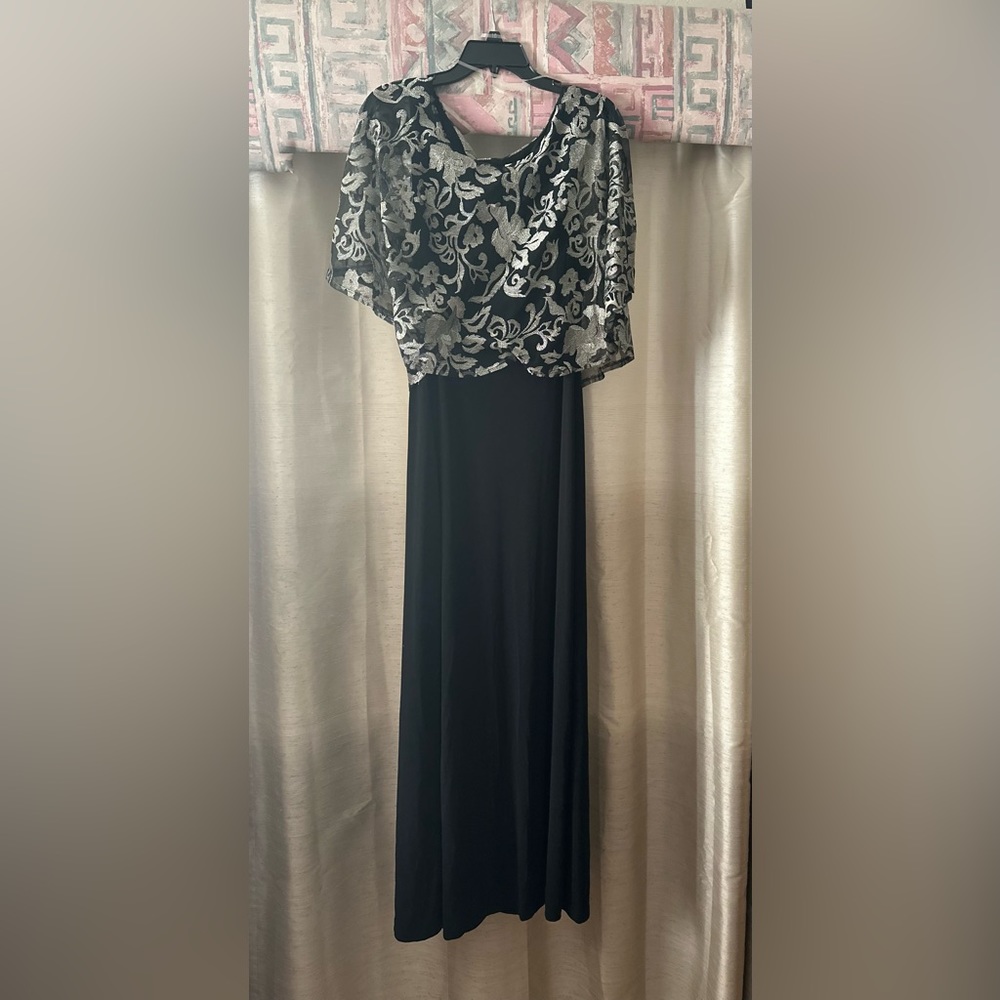 Black evening gown